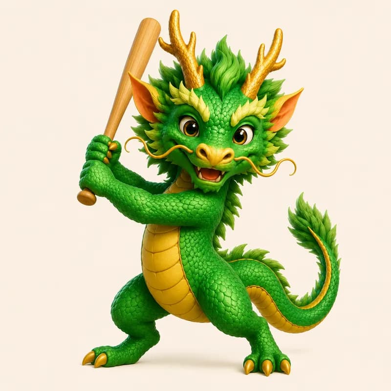 Dragon zodiac health illustration
