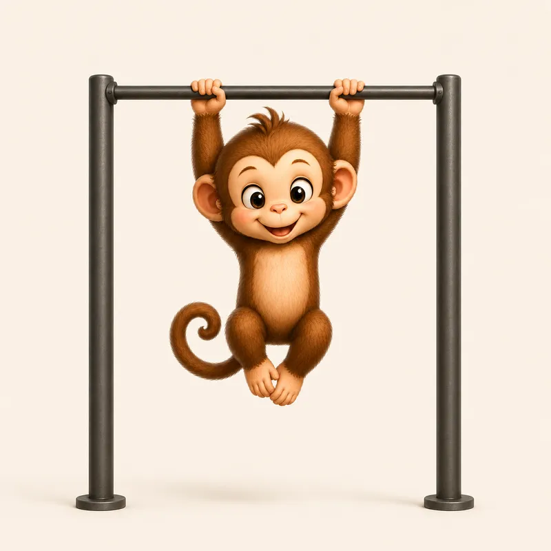 Monkey zodiac health illustration